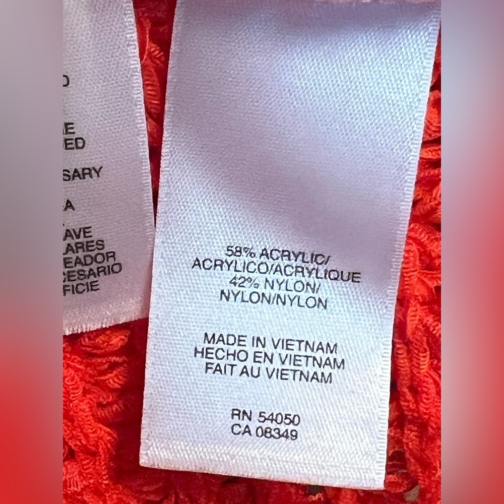 Evan Picone Bold Orange Knitwear - Picture 7 of 8